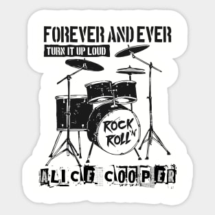 alice cooper forever and ever Sticker